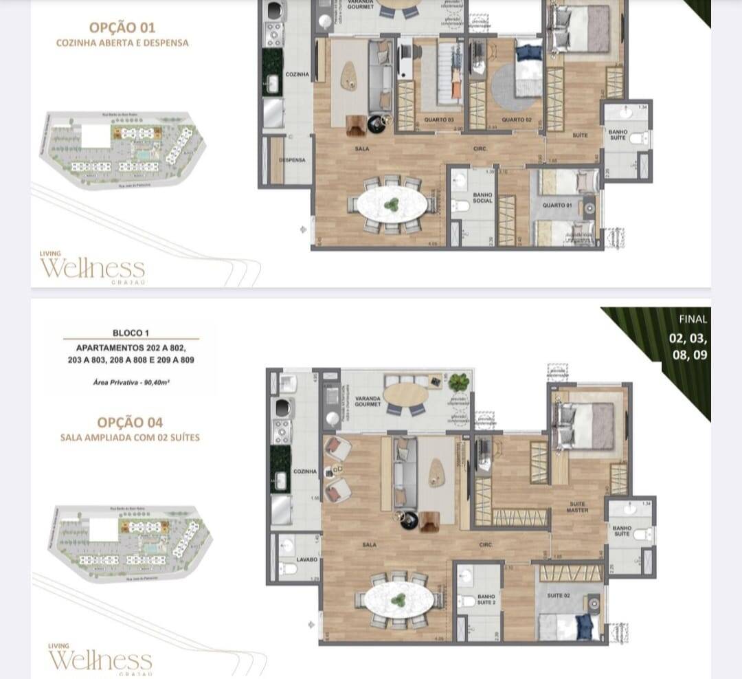 Apartamento, 3 quartos, 67 m² - Foto 24